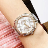  Shop Authentic Michael Kors Nia Quartz Silver Dial Silver Steel Strap Watch For Women - MK3988 - Luxxuri