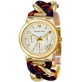  Shop Authentic Michael Kors Runway Gold Dial Two Tone Steel Strap Watch for Women - MK4222 - Luxxuri