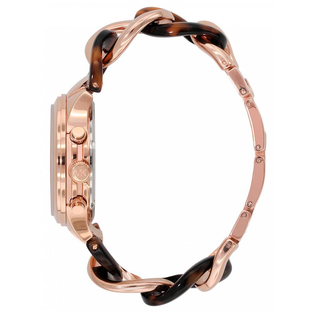  Shop Authentic Michael Kors Runway Rose Gold Dial Two Tone Steel Strap Watch for Women - MK4269 - Luxxuri