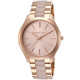  Shop Authentic Michael Kors Slim Runway Rose Gold Dial Two Tone Steel Strap Watch for Women - MK4294 - Luxxuri