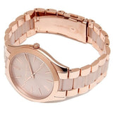  Shop Authentic Michael Kors Slim Runway Rose Gold Dial Two Tone Steel Strap Watch for Women - MK4294 - Luxxuri