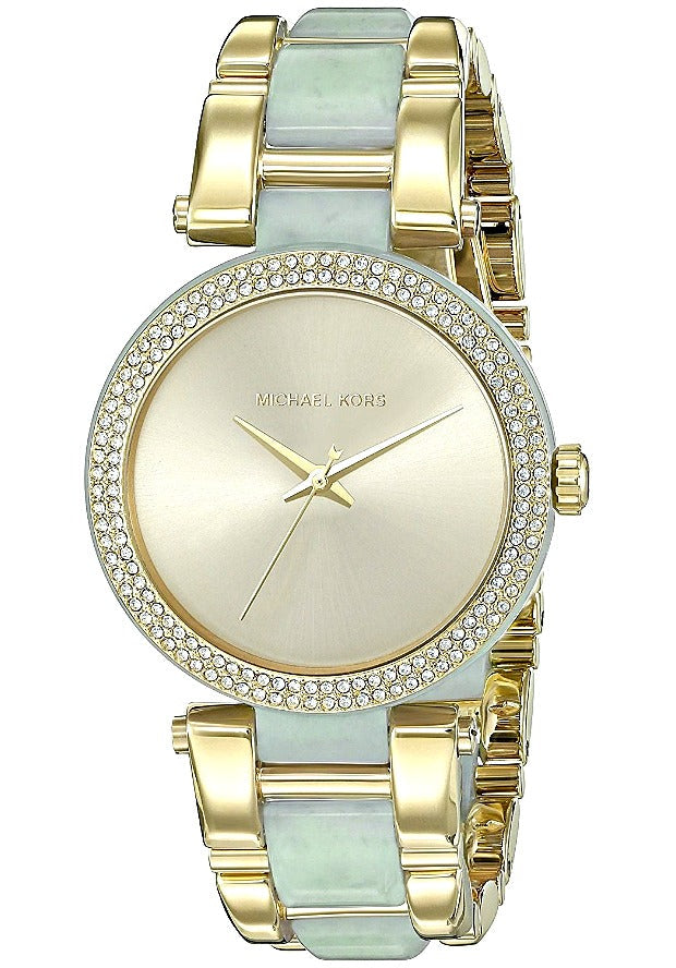  Shop Authentic Michael Kors Delray Rose Gold Dial Two Tone Steel Strap Watch for Women - MK4317 - Luxxuri