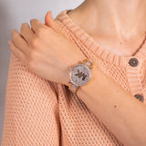  Shop Authentic Michael Kors Sofie Quartz Crystals Crystals Rose Gold Dial Rose Gold Steel Strap Watch For Women - MK4336 - Luxxuri
