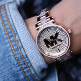  Shop Authentic Michael Kors Sofie Quartz Crystals Crystals Rose Gold Dial Rose Gold Steel Strap Watch For Women - MK4336 - Luxxuri