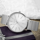  Shop Authentic Michael Kors Pyper Quartz White Dial Silver Mesh Strap Watch for Women - MK4338 - Luxxuri