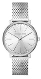  Shop Authentic Michael Kors Pyper Quartz White Dial Silver Mesh Strap Watch for Women - MK4338 - Luxxuri