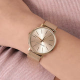  Shop Authentic Michael Kors Pyper Quartz Gold Dial Gold Mesh Strap Watch For Women - MK4339 - Luxxuri