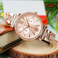  Shop Authentic Michael Kors Sofie Quartz Rose Gold Dial Rose Gold Steel Strap Watch For Women - MK4354 - Luxxuri