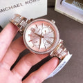  Shop Authentic Michael Kors Sofie Quartz Rose Gold Dial Rose Gold Steel Strap Watch For Women - MK4354 - Luxxuri
