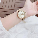 Shop Authentic Michael Kors Melissa Quartz Gold Dial Gold Steel Strap Watch for Women - MK4368 - Luxxuri