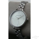  Shop Authentic Michael Kors Charley Quartz Silver Dial Silver Steel Strap Watch for Women - MK4398 - Luxxuri