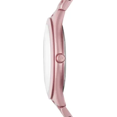  Shop Authentic Michael Kors Slim Runway Pink Dial Pink Steel Strap Watch For Women - MK4456 - Luxxuri