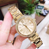  Shop Authentic Michael Kors Taryn Quartz Gold Dial Gold Steel Strap Watch For Women - MK4459 - Luxxuri