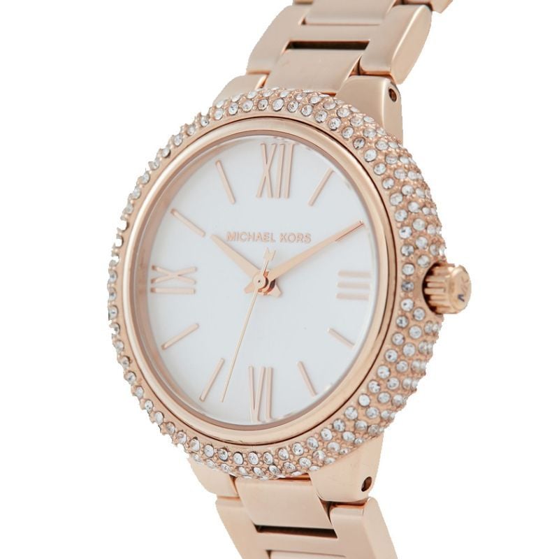  Shop Authentic Michael Kors Taryn Quartz White Dial Rose Gold Steel Strap Watch For Women - MK4460 - Luxxuri