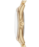  Shop Authentic Michael Kors Lauryn Quartz Mother of Pearl Gold Dial Gold Steel Strap Watch For Women - MK4490 - Luxxuri