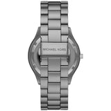  Shop Authentic Michael Kors Slim Runway Quartz Grey Dial Grey Steel Strap Watch For Women - MK4506 - Luxxuri