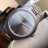  Shop Authentic Michael Kors Slim Runway Quartz Grey Dial Grey Steel Strap Watch For Women - MK4506 - Luxxuri