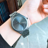 Shop Authentic Michael Kors Slim Runway Quartz Grey Dial Grey Steel Strap Watch For Women - MK4506 - Luxxuri