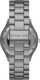  Shop Authentic Michael Kors Slim Runway Quartz Grey Dial Grey Steel Strap Watch For Women - MK4506 - Luxxuri