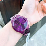  Shop Authentic Michael Kors Slim Runway Quartz Purple Dial Purple Steel Strap Watch For Women - MK4507 - Luxxuri