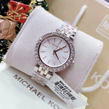  Shop Authentic Michael Kors Darci Quartz Silver Dial Two Tone Steel Strap Watch For Women - MK4515 - Luxxuri