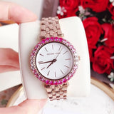  Shop Authentic Michael Kors Darci Pave Silver Dial Rose Gold Steel Strap Watch For Women - MK4517 - Luxxuri