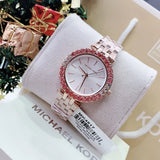  Shop Authentic Michael Kors Darci Pave Silver Dial Rose Gold Steel Strap Watch For Women - MK4517 - Luxxuri