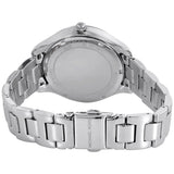  Shop Authentic Michael Kors Liliane Three Hand Mother of Pearl White Dial Silver Steel Strap Watch For Women - MK4556 - Luxxuri