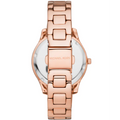  Shop Authentic Michael Kors Lilane Three Hand Mother of Pearl White Dial Rose Gold Steel Strap Watch For Women - MK4557 - Luxxuri