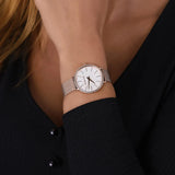  Shop Authentic Michael Kors Pyper Quartz Mother of Pearl White Dial Rose Gold Mesh Strap Watch For Women - MK4588 - Luxxuri