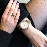  Shop Authentic Michael Kors Pyper Three-Hand White Dial Rose Gold Steel Strap Watch For Women - MK4594 - Luxxuri