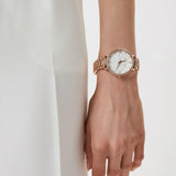  Shop Authentic Michael Kors Pyper Three-Hand White Dial Rose Gold Steel Strap Watch For Women - MK4594 - Luxxuri
