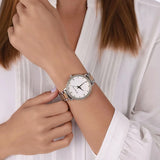  Shop Authentic Michael Kors Pyper Three Hand White Dial Two Tone Steel Strap Watch For Women - MK4595 - Luxxuri