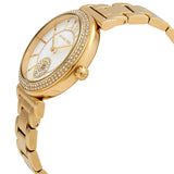  Shop Authentic Michael Kors Abbey Three-Hand Analog White Dial Gold Steel Strap Watch for Women - MK4615 - Luxxuri
