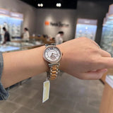  Shop Authentic Michael Kors Abbey Three-Hand White Dial Two Tone Steel Strap Watch for Women - MK4616 - Luxxuri