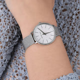  Shop Authentic Michael Kors Pyper Quartz White Dial Silver Mesh Strap Watch for Women - MK4338 - Luxxuri