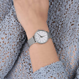  Shop Authentic Michael Kors Pyper Quartz Mother of Pearl White Dial Silver Mesh Strap Watch For Women - MK4618 - Luxxuri