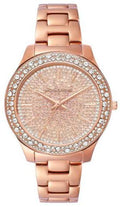  Shop Authentic Michael Kors Liliane Three Hand Rose Gold Dial Rose Gold Steel Strap Watch For Women - MK4651 - Luxxuri