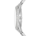 Michael Kors Sylvia Mother of Pearl Dial Silver Steel Strap Watch For Women - MK4657