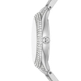  Shop Authentic Michael Kors Sylvia Mother of Pearl Dial Silver Steel Strap Watch For Women - MK4657 - Luxxuri