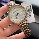  Shop Authentic Michael Kors Pyper Three Hand White Dial Gold Steel Strap Watch For Women - MK4666 - Luxxuri