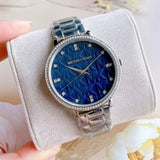 Shop Authentic Michael Kors Pyper Blue Dial Silver Steel Strap Watch For Women - MK4671 - Luxxuri
