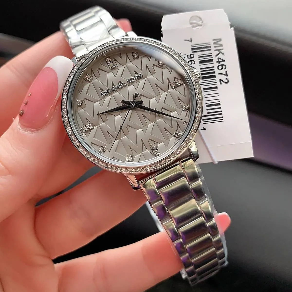 Michael Kors Pyper Analog Gray Dial Silver Steel Strap Watch For Women -  MK4672