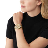  Shop Authentic Michael Kors Raquel Analog Gold Dial Gold Steel Strap Watch For Women - MK4690 - Luxxuri