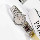  Shop Authentic Michael Kors Parker Three Hand Mother of Pearl White Dial Silver Steel Strap Watch For Women - MK4694 - Luxxuri