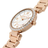  Shop Authentic Michael Kors Parker Three-Hand Mother of Pearl White Dial Rose Gold Steel Strap Watch For Women - MK4695 - Luxxuri