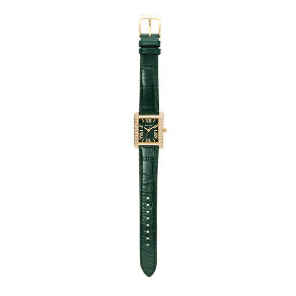  Shop Authentic Michael Kors Emery Quartz Diamonds Green Dial Green Leather Strap Watch For Women - MK4697 - Luxxuri