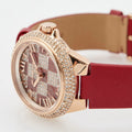  Shop Authentic Michael Kors Camille Three Hand Crystals Rose Gold Dial Red Leather Strap Watch For Women - MK4701 - Luxxuri