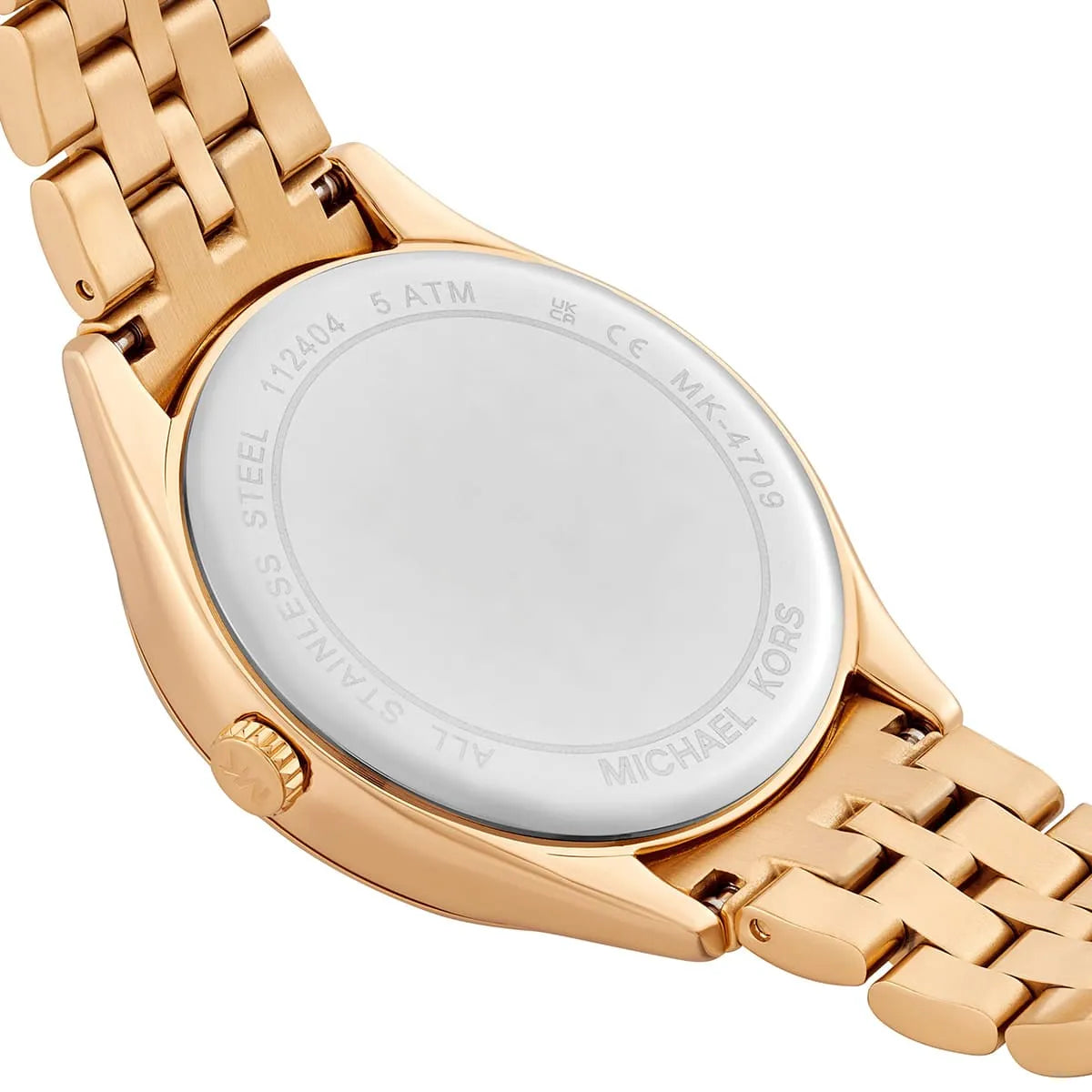  Shop Authentic Michael Kors Harlowe Three-Hand Quartz Gold Dial Gold Steel Strap Watch For Women - MK4709 - Luxxuri