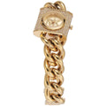  Shop Authentic Michael Kors Chain Lock Pave Gold Dial Gold Steel Strap Watch For Women - MK4711 - Luxxuri
